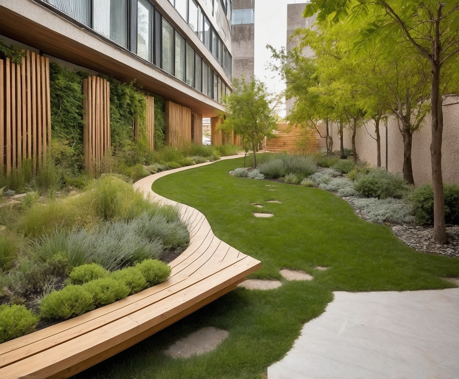 Diseño sostenible de jardines urbanos